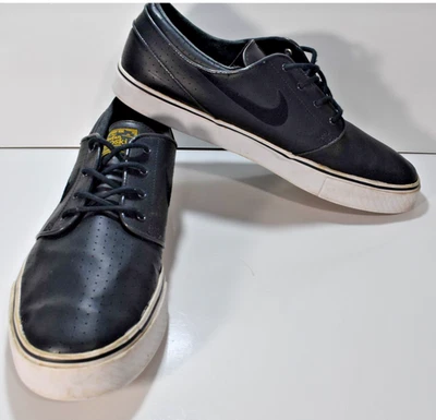 Nike SB Stefan Janoski Zapatos de Skate de Parte Baja para Hombres EE. UU. 12 Perforados ZOOM Aire Negro Foto 1 de 4