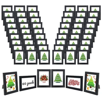 Set of 60 Picture Frame Bulk Photo Frames Wall Mounting Simple Photo Frames M... - Image 1 of 4