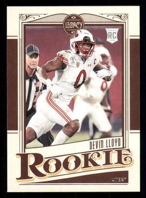 2022 Panini Chronicles Draft Picks Legacy Rookies #19 Devin Lloyd - Image 1 of 2