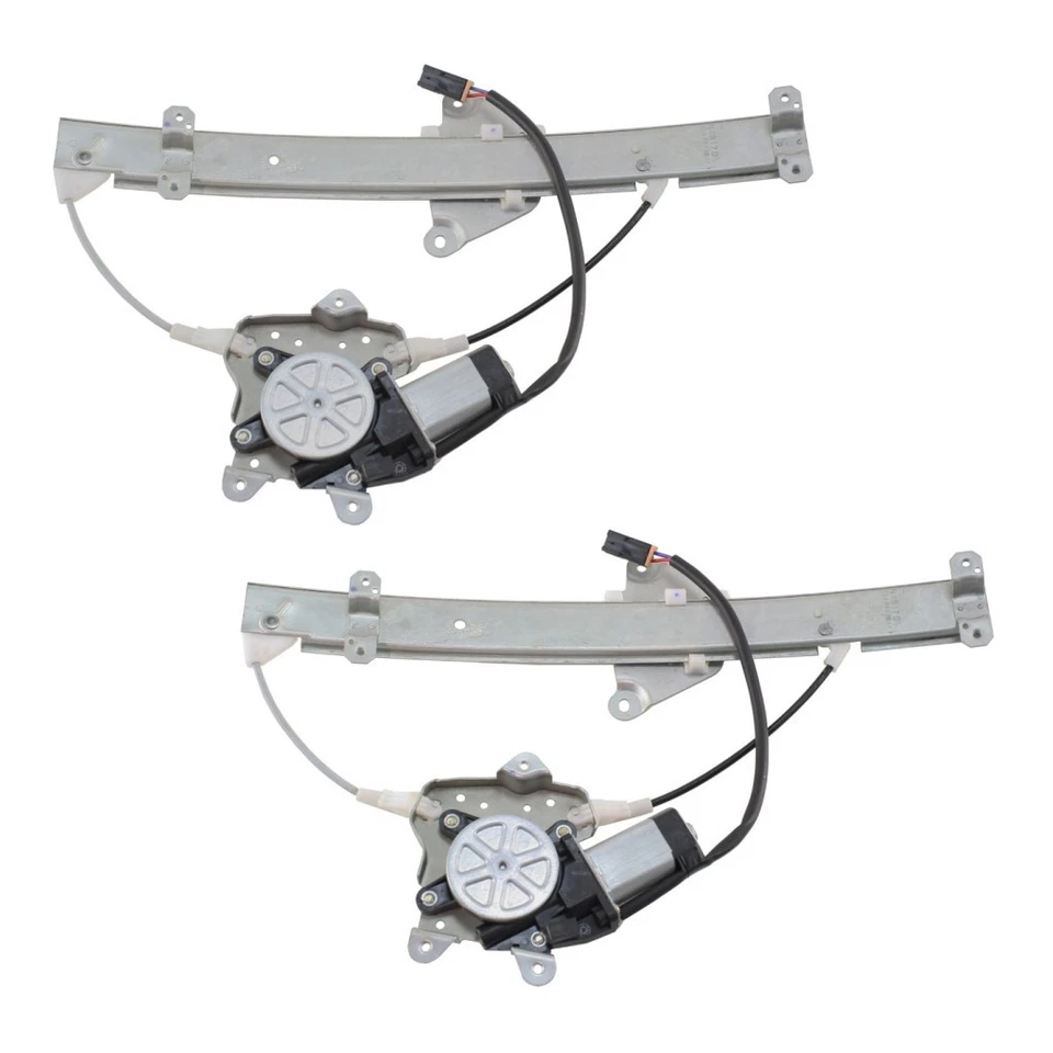 For Nissan Maxima 1990-1994 Window Regulators Driver & Passenger Side Pair Rear - Изображение 1 из 4