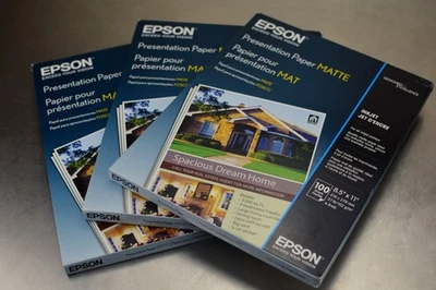 Epson Premium Presentation Paper MATTE (8.5x11 Inches, Double-sided, 50 Sheets) - Image 1 of 3