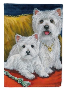 Caroline's Treasures Westie Mom and Pup House Flag PPP3218CHF - Picture 1 of 4