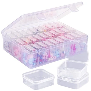 Boîte de Rangement de Perles, une Grande Boîte Transparente avec 30 Petits 7644 - Foto 1 di 8
