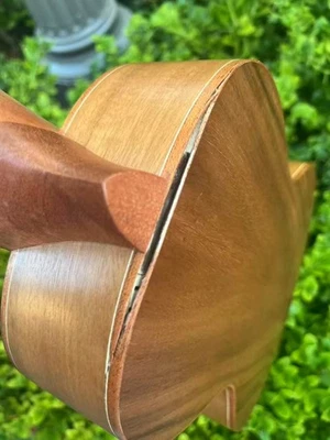 28" Concert Mini Acoustic Guitalele with EQ Handcraft Acacia Wood W/Sponge Bag - Image 1 of 4