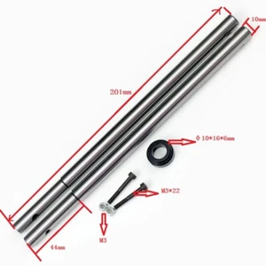 2Pcs 201MM Main Rotor Shaft for Align Trex 600 RC Helicopter - Picture 1 of 4