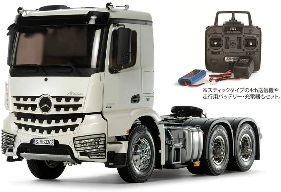 Tamiya 1/14 No.51 Mercedes-Benz Actros 3363 x 4 Classic Space Full Operation Set - Image 1 of 1