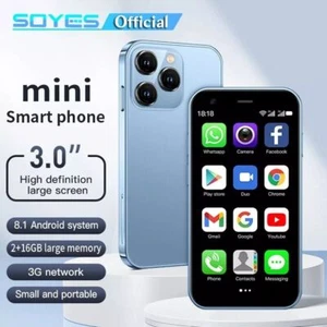 SOYES XS15 Mini SmartPhone Android 8.1 3.0inch Display 2GB 16GB Dual SIM Phone - Picture 1 of 25
