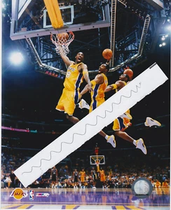Kobe Bryant Mehrfachbelichtung Jump Shot - Bild 1 von 1