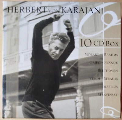 10CD-Box - Herbert von Karajan - Mozart, Brahms, Beethoven - Sehr guter Zustand - Bild 1 von 2