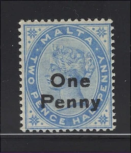 Malta Scott # 20 MNH Victoria Surcharge 1902 - Picture 1 of 1