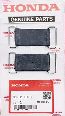 HONDA RUBBER BATTERY STRAPS X2 SL70 CT70 (1969-71) Z50A K1 MINI TRAIL 50 1969-70 - Image 1 of 2