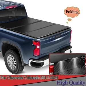 5FT 3Fold Hard Tonneau Cover Bed For 15-2025 Chevy Colorado GMC Canyon Bed Cover - Picture 1 of 13