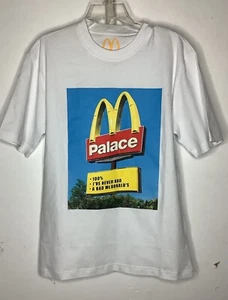 Palace McDonalds Sign Skateboard weißes T-Shirt Größe M - Bild 1 von 5