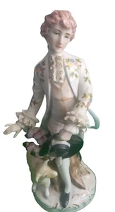 Vintage Porzellan Figur Mann mit Lamm Bond Ware Japan ? .................. - Bild 1 von 11