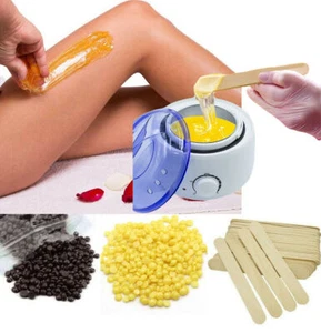 KIT DEPILAZIONE CERA BRASILIANA 1KG + SCALDACERA SCIOGLI CERA + 100 SPATOLE - Imagen 1 de 2