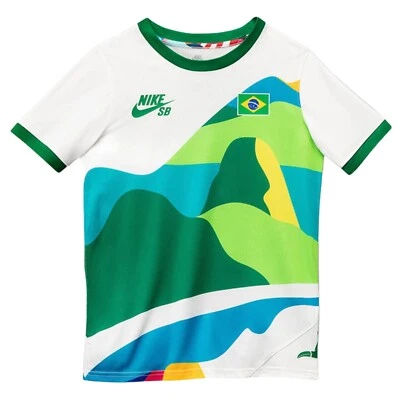 Nike SB Parra Olympic Brazil Kid's Skate Jersey - Image 1 of 2