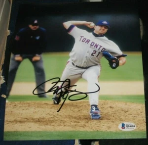 ROGER CLEMENS TORONTO BLUE JAYS SIGNED AUTOGRAPHED 8X10 PHOTO BAS/COA #Q84684 - Picture 1 of 2