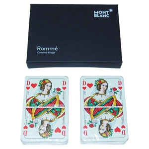 New Montblanc Romme Playing Cards Two Decks German Rummy/Canasta/Bridge 4058363 - Picture 1 of 3