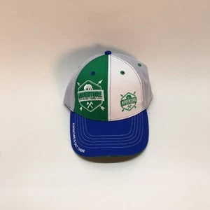 Men's Green & Blue ADVENTURE IS OUT THERE Embroidered Hat, Adjustable Strap, - Picture 1 of 6