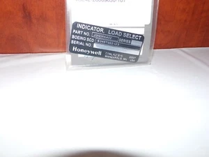 Honeywell Load Select Indicator Placard 26009630-101 - Picture 1 of 2