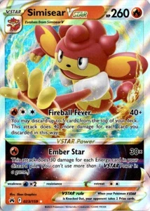 Simisear Vstar 023/159 - Crown Zenith Pokemon NM - Picture 1 of 4