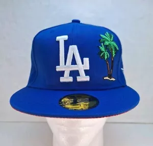 New Era 59FIFTY Toco Tuesday LA Dodgers Palm Tree Fitted Hat Cap - Blau 7 - Bild 1 von 8