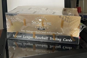 Donruss Signature Series 1997 caja agujero pequeño alambique sellado de fábrica 12 autógrafos - Imagen 1 de 4