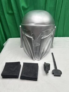 Lebensgroßer Helm Cosplay Harz Mandalorianer Bo Katan Kryze Eule Design UNVOLLENDET - Bild 1 von 18