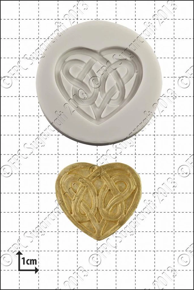 Molde de silicona Celtic Love Knot uso alimentario FPC Sugarcraft Foto 1 de 1