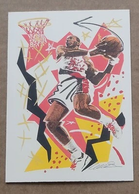 Clyde Drexler 1990 Hoops #376 Portland Trail Blazers  - Image 1 of 2