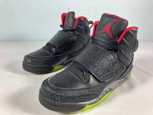 Nike Air Jordan Son of Mars GS 512246-006  SIZE 6Y EUC!! Black Red Neon Green - Picture 1 of 12