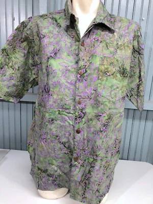 Mens Mambang Bali Caribbean Medium Bright Legends Golf Resort Shirt - Image 1 of 4