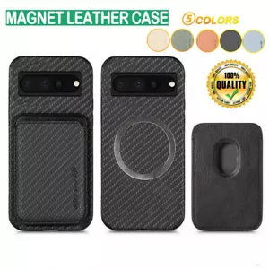 pour Google Pixel 9 Pro 9A 8 7 6 Pro 7 6a Etui cuir porte-carte Coque Magnétique - Photo 1 sur 23