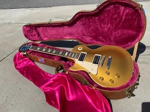 1998 Gibson Les Paul Classic Goldtop 1960 RI Left Handed -Slim Neck - w/ VIDEO - Picture 1 of 21