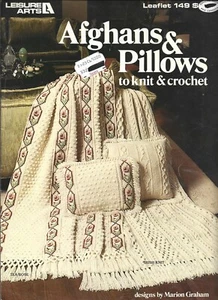 Afghans & Pillows to Knit & Crochet - Craft Instruction Booklet - Picture 1 of 2