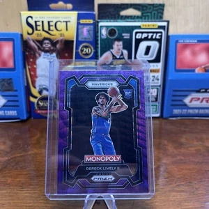 2023 Panini Prizm Monopoly PURPLE WAVE RC ROOKIE DERECK ALIVE II MAVS SSP JG2 - Bild 1 von 6