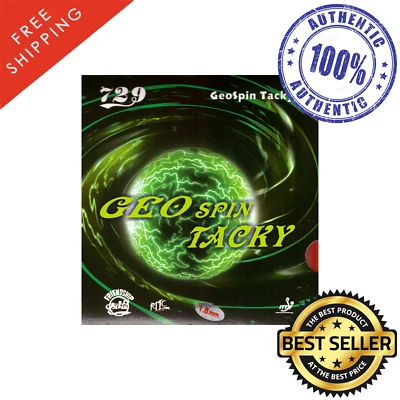 Friendship 729 Geospin Tacky Table Tennis & Ping Pong Rubber, Choose Variation