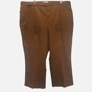CJ Banks Women's Size 24W Pants Khakis Chinos Stretch 24 W Comfort Capri Ankle - Picture 1 of 6