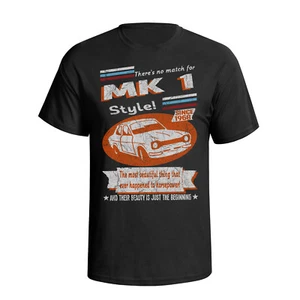 Mens Escort MK 1 1968 Ford T-Shirt Quality Eco Friendly Retro Car Gift - Picture 1 of 3