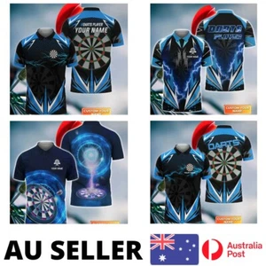 Darts Shirt Uniform Hurricane Tornado Blizzard Storm Lightning Team - AU Stock - Bild 1 von 17