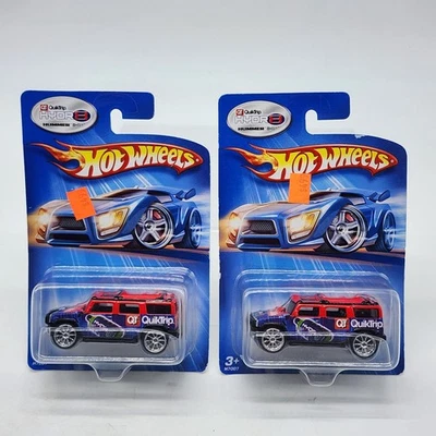 Hot Wheels Quik Trip Hydr8 Hummer H2 MOC 2004 (Rubber Wheels) Lot of 2 - Image 1 of 4