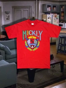 90s Mickey Mouse Disney Carolina Connection Single Stitched Vintage T-shirt XXL - Picture 1 of 3