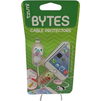 Tzumi Bytes Cable Protectors Multi Character Lightweight Universal 7144 - Image 1 of 2