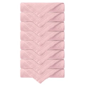 Muslin Baby Washcloths for Newborns, Pack of 8, 11"x11", Super Soft Cotton, A... - Picture 1 of 7