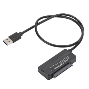 Usb 3.0 To Sata Converter Laptop 2.5/3.5 Inch Hard Drive Universal Adapter Cable - Photo 1/5