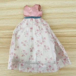 Vintage 1960s Pepper Ideal Tammy Family Doll Flower Girl Dress Made Japan #9332 - Picture 1 of 7
