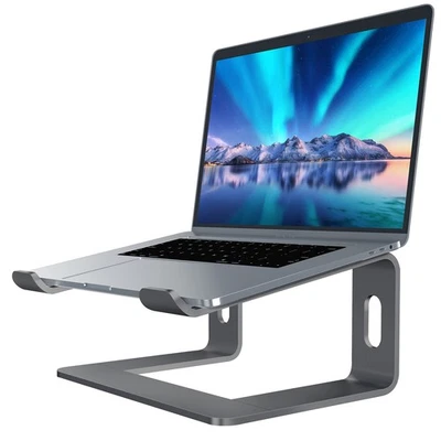 Portable Laptop Stand For 10 To 15.6 Inch Laptops Adjustable Ergonomic Design - Image 1 of 4