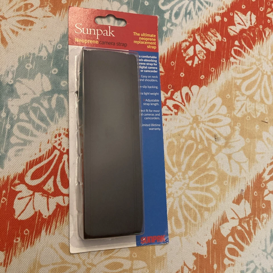 Correa para cámara de neopreno Sunpak nueva videocámara para cámara digital Foto 1 de 4