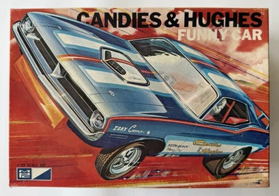 MPC Plymouth Barracuda "Candies & Hughes" Funny Car ~ 1/25 Kit 734 (1970) NIOB - Image 1 of 4
