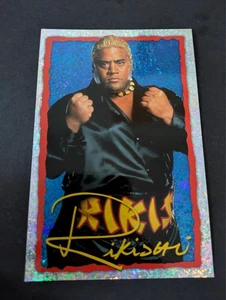 MINT - 2001 WWF Merlin Rikishi Mega Photo - Holo / Foil - rc hasbro ljn wwe wcw - Picture 1 of 2